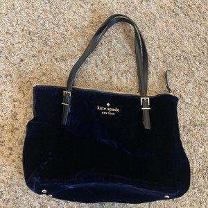 Blue Velvet Kate Spade Bag